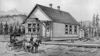 Historic picture of the Barney Ford House.