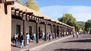 Palace of the Governors in Santa Fe, New Mexico