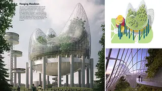 New York State Pavilion Ideas Competition Winners: Hanging Meadows