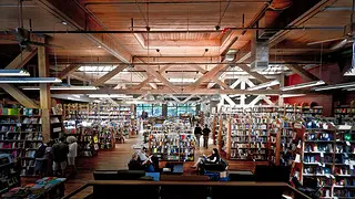 Elliott Bay Book Company is a legendary independent bookstore in Seattle.