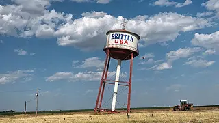 The Leaning Tower of Texas on Route 66.