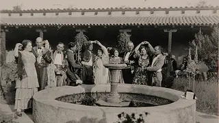 Historic photo: First Annual Fiesta at the Casa de Adobe, 1927, Los Angeles, California