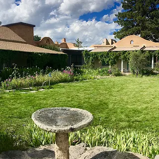 Garden at Couse-Sharp Historic Site, Taos, New Mexico