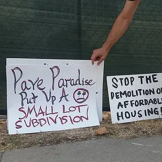 Sign: Stop the Demolition of Affordable Housing